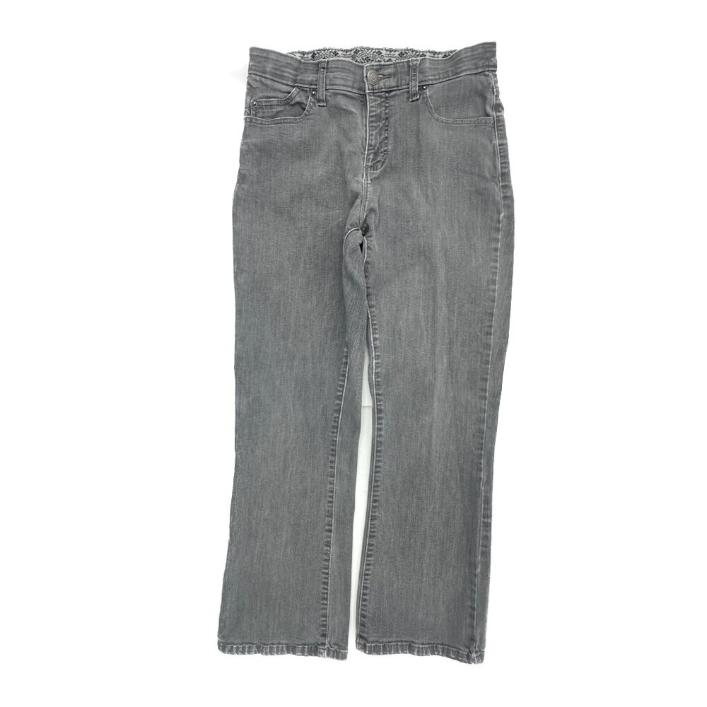 Lee Bootcut Women's‎ size 8P Gray Denim Jeans
